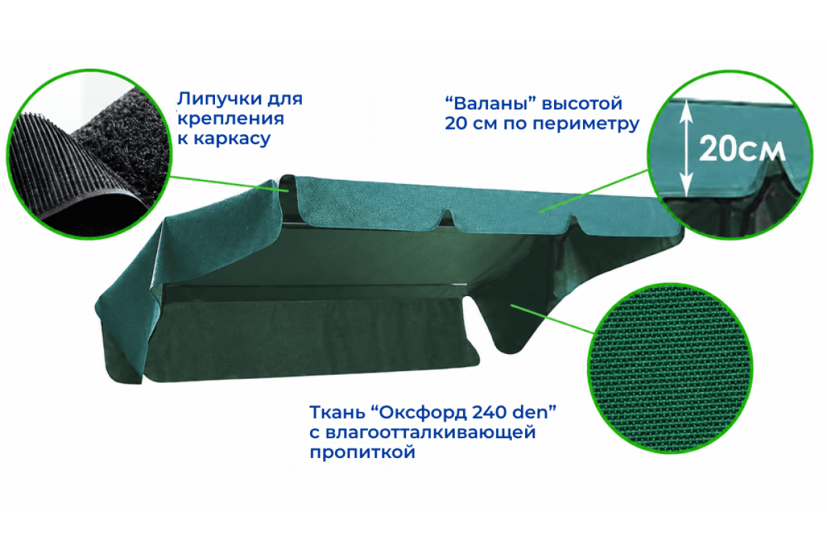 Тенткрышанасадовыекачели(пошивназаказ)